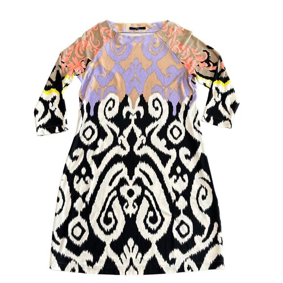 Tibi Womens multicolor Aztec sheath dress, stretch, Size Small - Picture 1 of 5